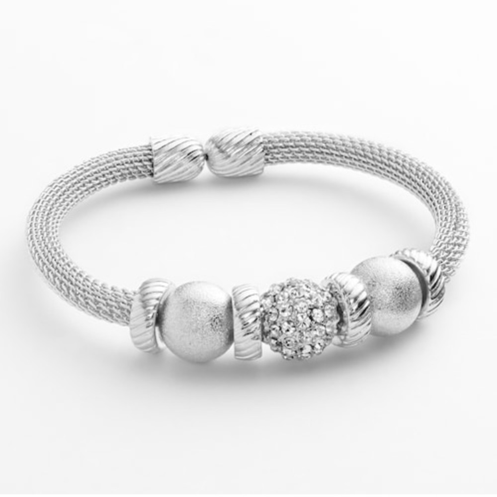 GOLD trifari mesh cuff - Picture 1 of 3